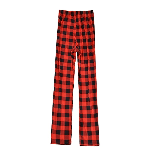 Sonducket Pijamas navideños a juego con la familia, ropa de salón navideña a cuadros, camisón de manga larga con cuello Pijama MUJER XL Sonducket AP004036-13
