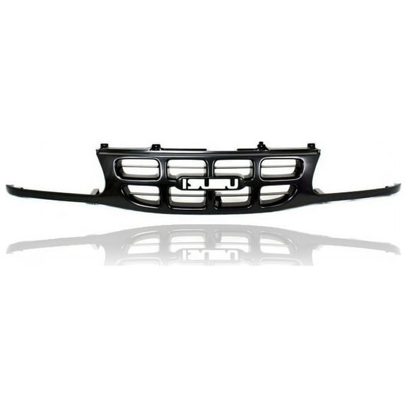 Grille - Compatible/Replacement for '00-02 Isuzu Amigo/Rodeo - Main Black Frame Insert, Emblem Provision - 8972249101