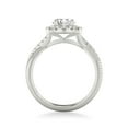 thumbnail image 3 of Divine Jewel 14K White Gold Plated Ring - 1.5 Ct Engagement Ring with Round Cut Lab Created Diamond - Stunning Wedding Ring for Women - Perfect Proposal Gift - Timeless Design for Special Occasions, 3 of 3
