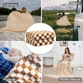 thumbnail image 4 of Astarin Checkered Throw Blanket, Twin Size Dark Gray Blankets & Throws for Couch/Beds, Fuzzy and Cozy Blanket, 60x80 inches, 4 of 7
