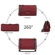 thumbnail image 2 of Bolso bandolera Gladdon acolchado rojo para mujer con cadena, 2 of 6