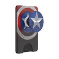 thumbnail image 1 of Cartera para teléfono PopSockets PopWallet Marvel Captain America, 1 of 1