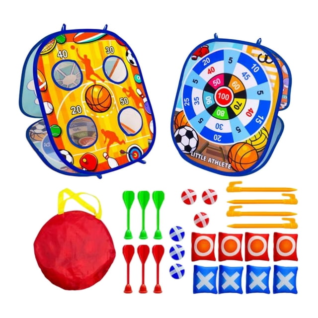Parent-Child Indoor And Outdoor Interactive Game Throwing Darts And Sticking Targets Three In One