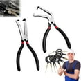 thumbnail image 5 of Automotive Electrical Terminal Connector Separator Removal Tool Remover, Electrical Disconnect Pliers for Cars, Automotive Electrical Terminal Removal Tool for Push Tab Style Plugs (D), 5 of 7