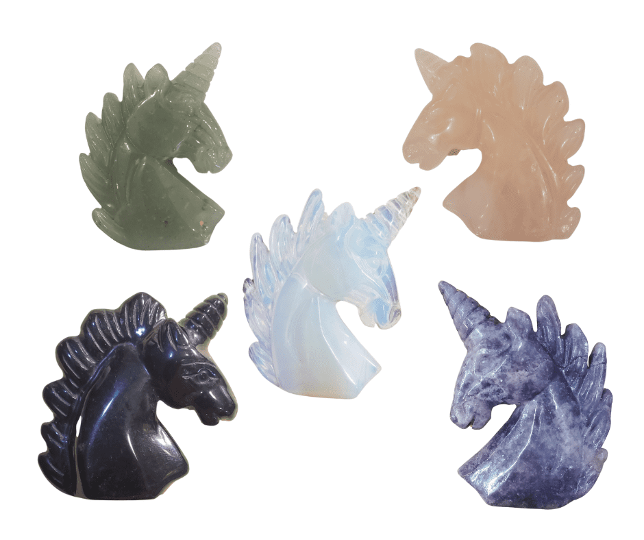 Gemstone Unicorn Figurines -Variety