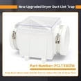 thumbnail image 2 of Dryer Duct Lint Trap PCLT4WZW Extra Heat Dryer Saver, 2 of 8
