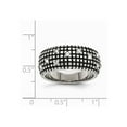 thumbnail image 7 of Stainless Steel Crystal Antiqued Ring Size: 8; for Adults and Teens; for Women and Men, 7 of 7