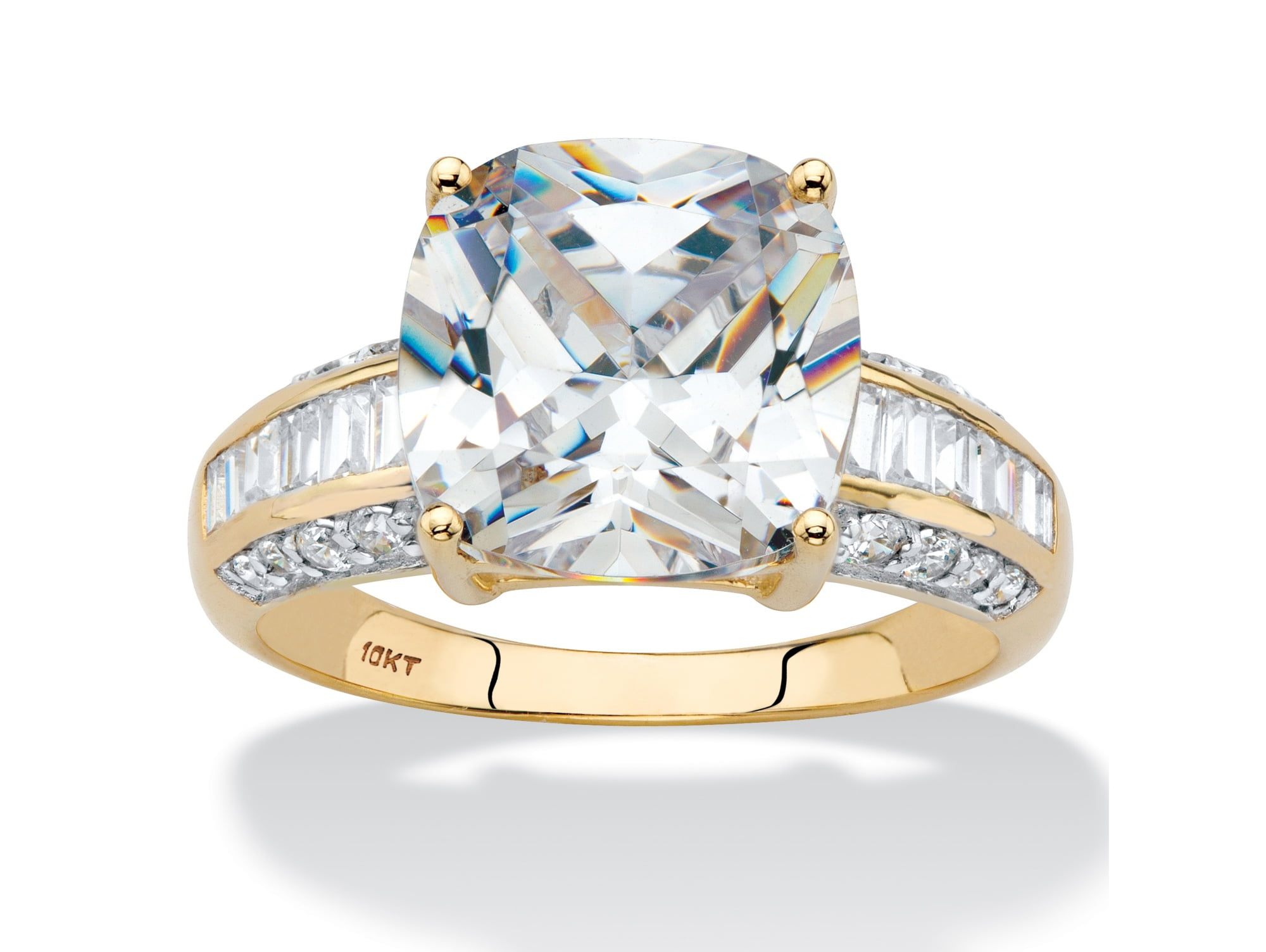 CushionCut Cubic Zirconia Engagement Anniversary Ring 3.28 TCW in