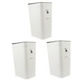 thumbnail image 4 of Masteelf 3-Piece Slim Bathroom Trash Can Set with Lid - Wastepaper Holder and Toilet Garbage Bin for Home, 4 of 8