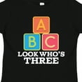 thumbnail image 4 of Inktastic 3rd Birthday 3 Year Old Alphabet Boys or Girls Toddler T-Shirt, 4 of 5
