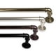 thumbnail image 4 of Barra de cortina Contemporary Home Living de 84 cm, color dorado opaco, 4 of 4