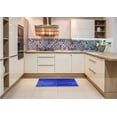 thumbnail image 6 of Ahgly Company Machine Washable Indoor Square Transitional Bright Blue Area Rugs, 7' Square, 6 of 7