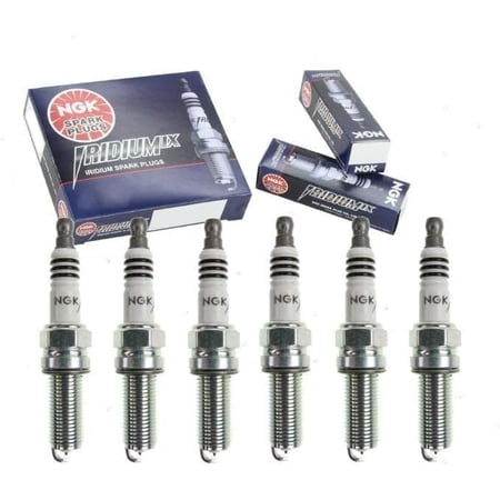 Pack of 6 NGK Iridium IX Spark Plug Replacement For Chrysler Dodge Jeep Ram Pacifica Voyager Durango Gladiator Grand Cherokee Wrangler 1500 3.6 3.0 V6 2016 2017 2018 2019 2020 2021 16 17 18 19 20 21