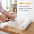 thumbnail image 6 of Wuxiuli Non-Adhesive Waterproof Shelf and Drawer Liner, Clear, 17.7 in x 197 in, 1 Roll, 6 of 8