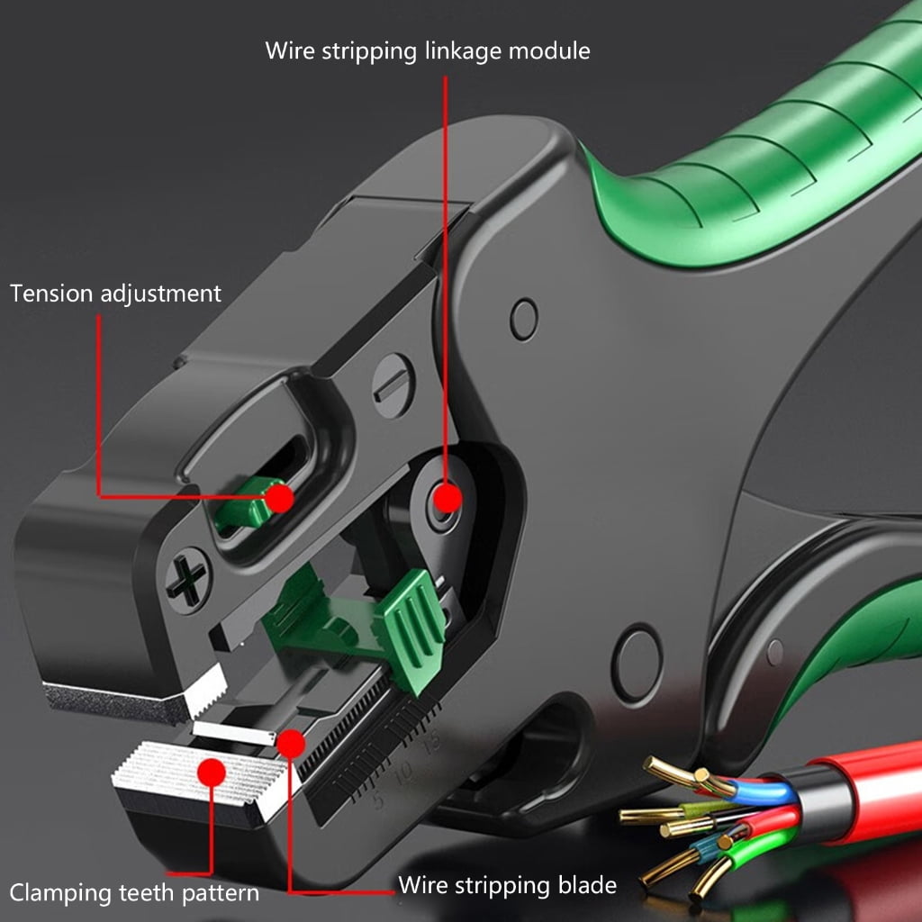 lanema Professional Electrician Wire Tool Cable Wire Stripper Cutter Crimper Automatic