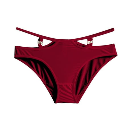 WBQ Sexy Panties for Women Lace Cheeky Underwear String Bikini Panty Ladies High Cut Hipster