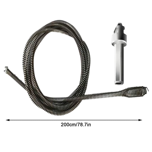 Electric Drill Spring Pipe Dredge Tool Dredge Pipe Through Sewer Cleaner Spring Tube Drainage Tool