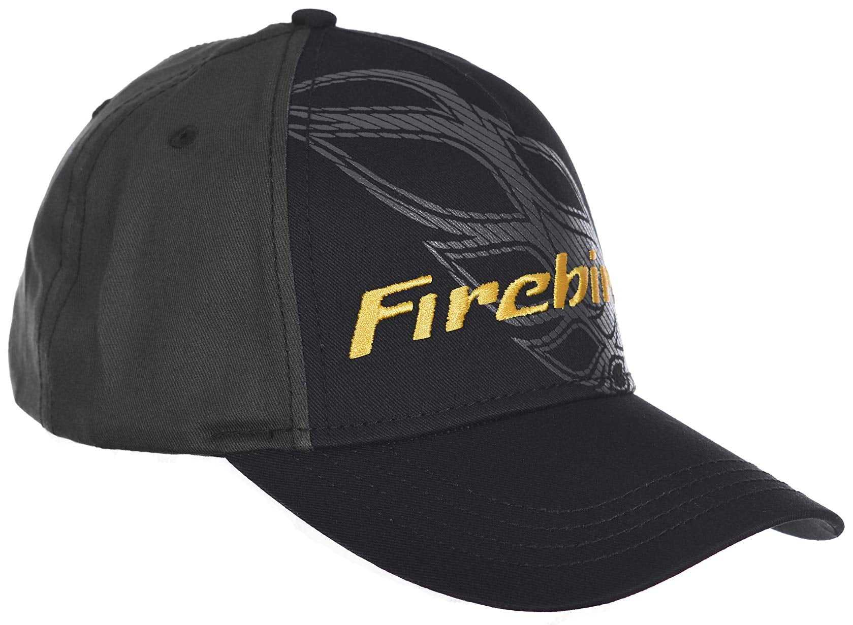 H3 Headwear Firebird Emblem Black & Charcoal Gray Adjustable Cap 