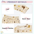 thumbnail image 2 of Pajama Honey Pot Bear Cute Comfortable Cotton Two-piece Pajama Set, 2 of 7