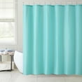 thumbnail image 3 of Godderr Polyester Waterproof Shower Curtain Solid Color Bathroom Curtain Send Ring Set Shower Curtain Bathroom Partition Curtain, 3 of 5