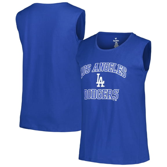 Women's Profile Royal Los Angeles Dodgers Plus Size Tank Top