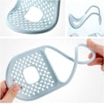 thumbnail image 5 of Paquete de 2 soportes de esponja para fregadero de cocina, carrito plegable para grifo, soporte Flexible para jabón y esponja, cesta de drenaje, organizador de cocina en, 5 of 5
