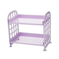 thumbnail image 4 of Supvox 1Pcs Bathroom Organizer Plastic Purple Shelf Unit for Kitchen Use Space Organizer, 4 of 8