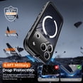 thumbnail image 4 of Hertekdo Para Iphone 17 Pro Max Funda Magsafe Ip68 Funda Impermeable Para Iphone 17 Pro Max Protección De Cuerpo Completo Compatible Con Iphone 17 Pro Max Funda Lente Y Protección Contra Caídas Funda, 4 of 5