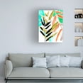thumbnail image 3 of Jennifer Goldberger 'Vivid Fronds II' Canvas Art, 3 of 3