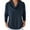 Navy, variant on Womens Sweater Swing Collar Solid Color Knitwear Long Sleeve Pullover Sweater Soft Casual Knit Top