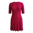 thumbnail image 1 of Vestido George Talla G tipo Sueter Manga Larga Vino, 1 of 4