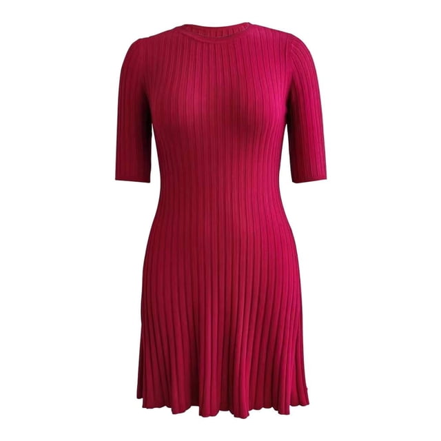 Vestido George Talla G tipo Sueter Manga Larga Vino