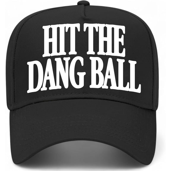 Hit The Dang Ball Hat (Black)