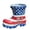 A003- Style C, variant on Fourth of July Decorations Outdoor 250Th Anniversary Usa * 4Th of July Outdoor Decorations Cowboy Boot Ceramic Planter Red White and Blue Patriotic Decorations for Front Yard