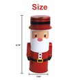 thumbnail image 4 of DaHo Christmas Holiday 3pc Novelty Shaped Tall Tin Canister (Nutcracker, Santa, Snowman)  for Gift, Cookies, Candy, Decor, Favors Christmas Holiday Winter Wrapping Party Favor Supplies, 4 of 8
