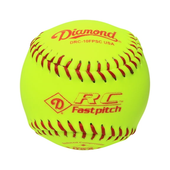 Diamond Sports DRC-10FPSC USA Reduced Comp Synthetic Softball - 10 inch - 1 Dozen