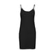 thumbnail image 3 of Vestido informal de moda con cuello en V y tirantes, corte ajustado, para mujer., 3 of 3