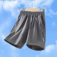 thumbnail image 5 of NOLDARES Toddler Boys blend Cotton Athletic Running Shorts, Kids Summer Casual Fashion Soccer Shorts(Dark Gray,7-8 Years), 5 of 5