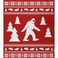 thumbnail image 4 of Old Glory Sasquatch Ugly Christmas Sweater Soft Short Sleeve Baby One Piece, 4 of 6
