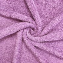 500 GSM Hypoallergenic Cotton Terry Cloth 46” Fabric By The Yard - Lilac (1 Yard)