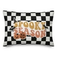 thumbnail image 2 of Creative Products Spooky Season Check Pattern 14 x 20 Spun Poly Pillow, 2 of 9