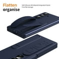 thumbnail image 3 of for Samsung Galaxy Z Fold 7 Case, Stylish Wristband Kickstand Silicone Screen Protector Drop Protective Skin-Friendly Shockproof Folding Case Cover for Samsung Galaxy Z Fold 7, Blue, 3 of 7