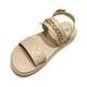 thumbnail image 3 of Sandalias de playa para mujer, zapatillas de almohada para fiesta en la piscina, ducha de viaje, interior y exterior Caqui, 3 of 7