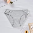 thumbnail image 2 of ShomPort Cotton Hipster Panties for Women Stretchy Breathable Cotton Brief Mid Waist Seamless Underwear, 2 of 3