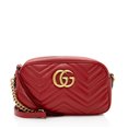 thumbnail image 1 of Pre-Owned Gucci Matelasse Leather GG Marmont Small Camera Bag, 1 of 11