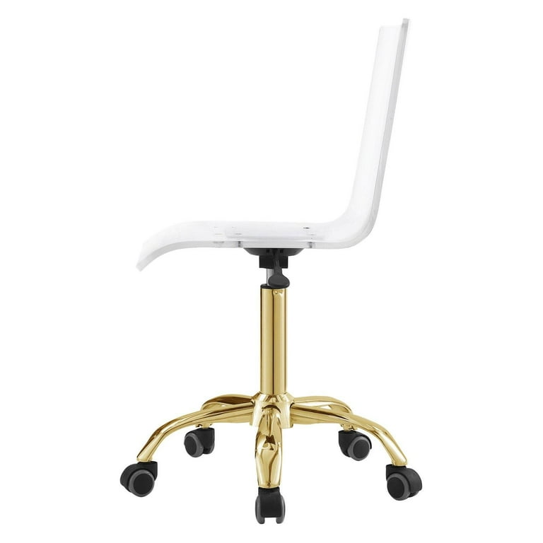 Inspired Home Davion Clear Acrylic Office Task Chair Walmart