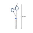 thumbnail image 3 of 4CR Hair Scissor Salon Styling Tijeras profesionales para el cabello Herramientas (Azul adelgazante) Ehuebsd  Cuidado Belleza, 3 of 6