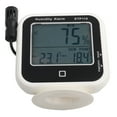 thumbnail image 3 of ETP110 Termohigrómetro Digital, Pantalla LCD Grande, Alarma LED para Hogar, Laboratorio, Más Alto, Almacén, Montaje en Pared Ocritorio, Almacenamiento de datos, Conversión, 3 of 7