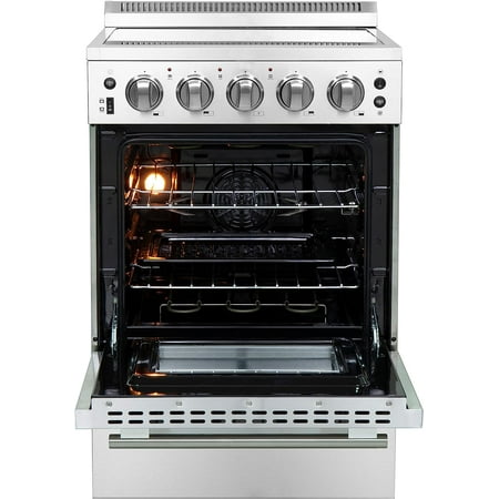 Forno Appliances - Loiano Alta Qualita 2.3 Cu. Ft. Freestanding Electric Range - Silver