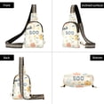 thumbnail image 7 of FORMRS Womens Crossbody Sling Bag Travel Daypack Shoulder Chest Backpack, Halloween Cute Pumpkins, 7 of 7